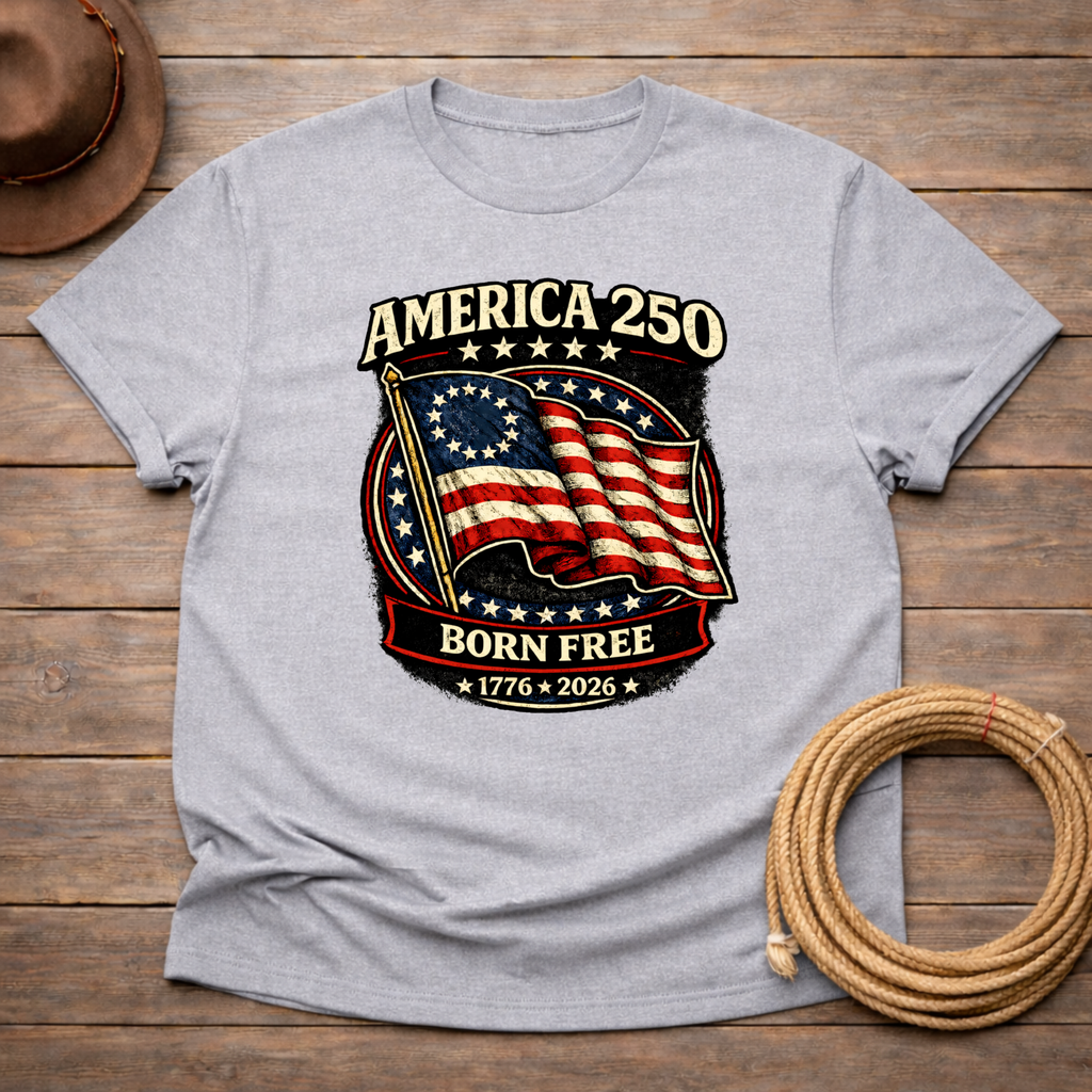 America 250 "Born Free" T-Shirt