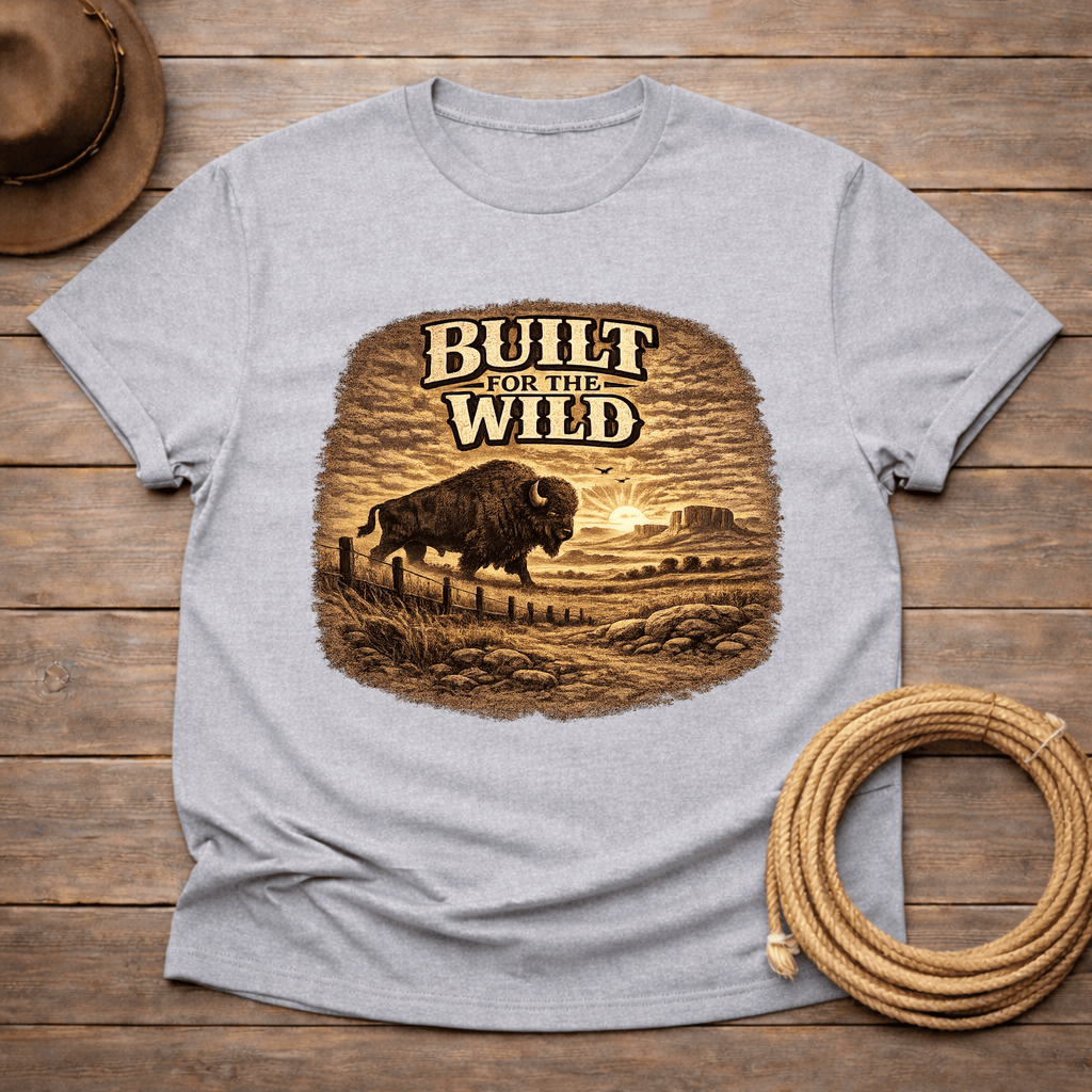 Built for the Wild Buffalo Prairie T-shirt