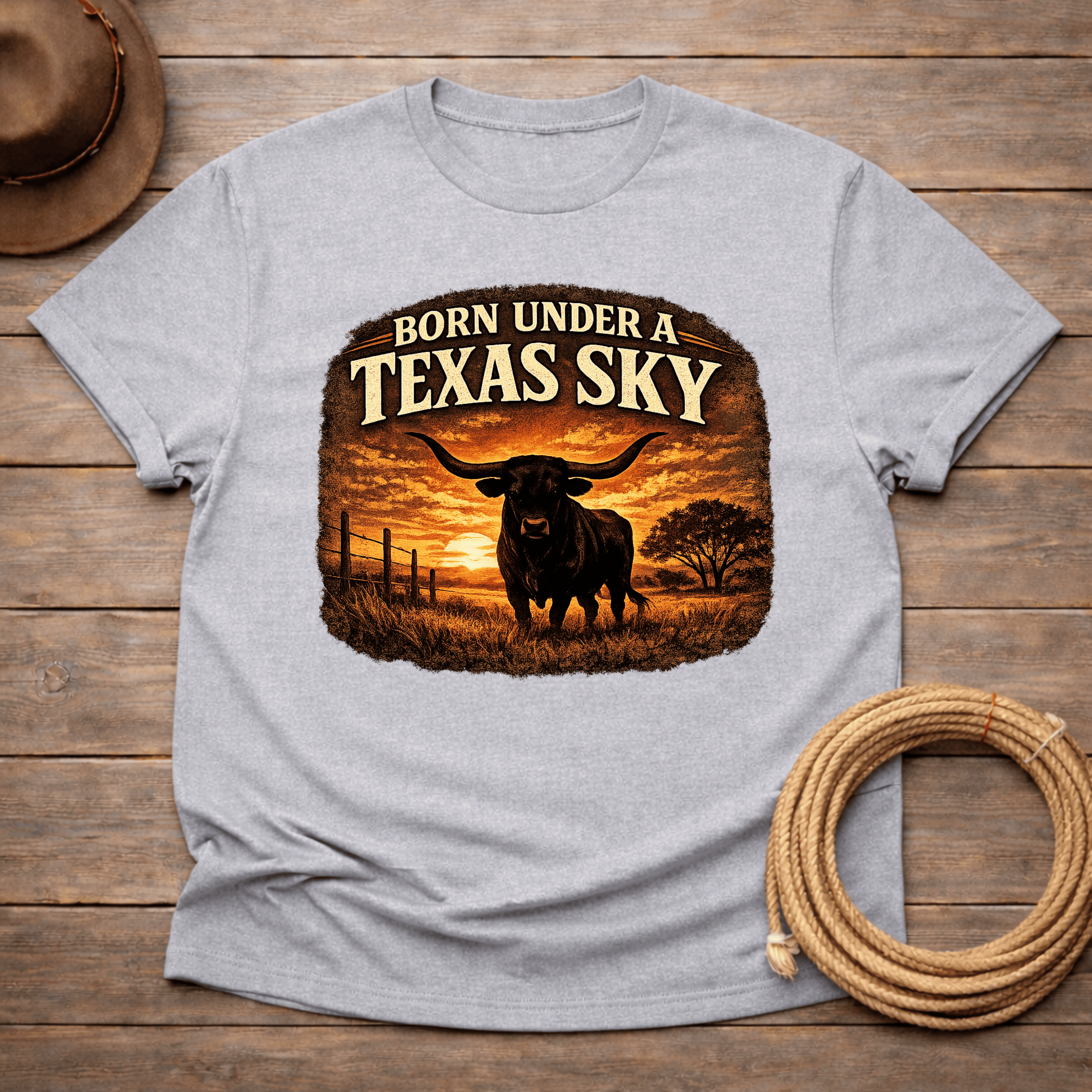 Born under a Texas Sky T-shirt