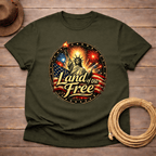 Land of the Free Patriotic T-shirt