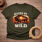 Raised by the Wild Buffalo Sunset T-shirt