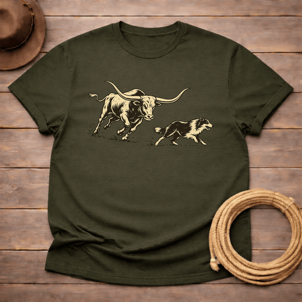 Longhorn Chase T-shirt
