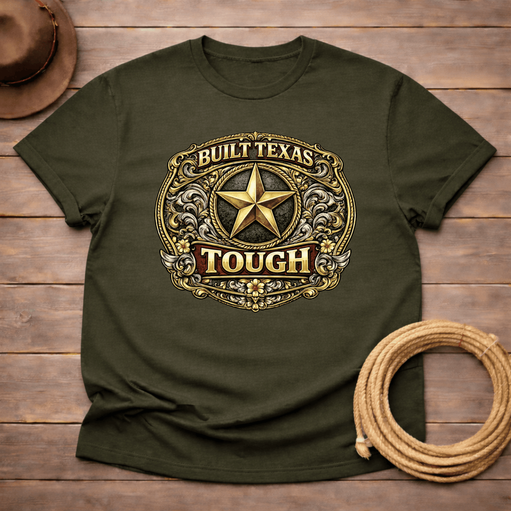 Built Texas Tough Buckle T-shirt