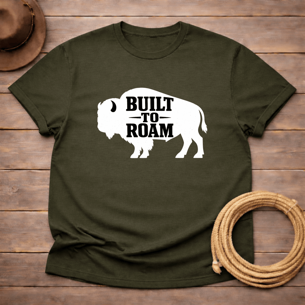Built to Roam White Buffalo T-shirt