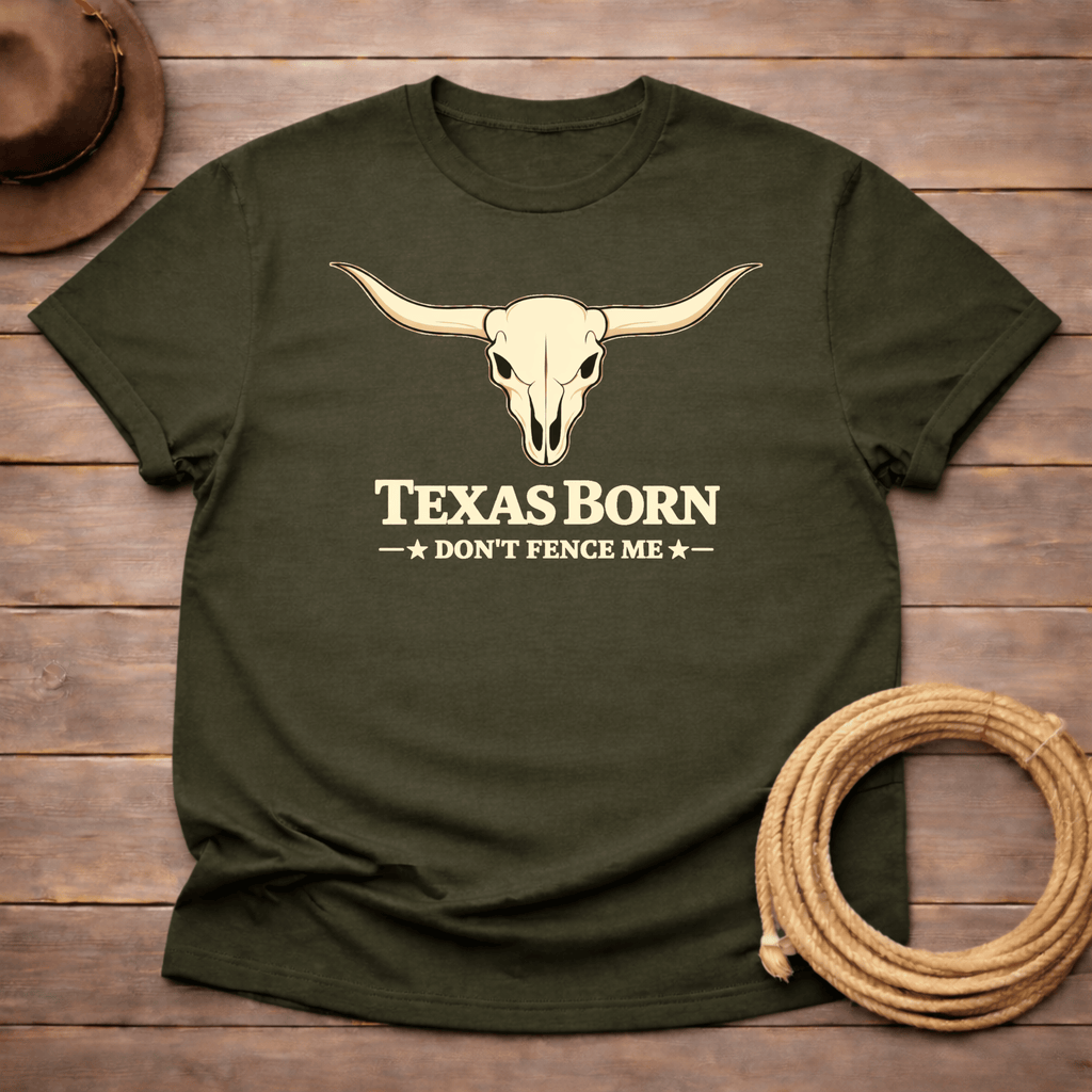 Texas Born Don't Fence Me T-shirt