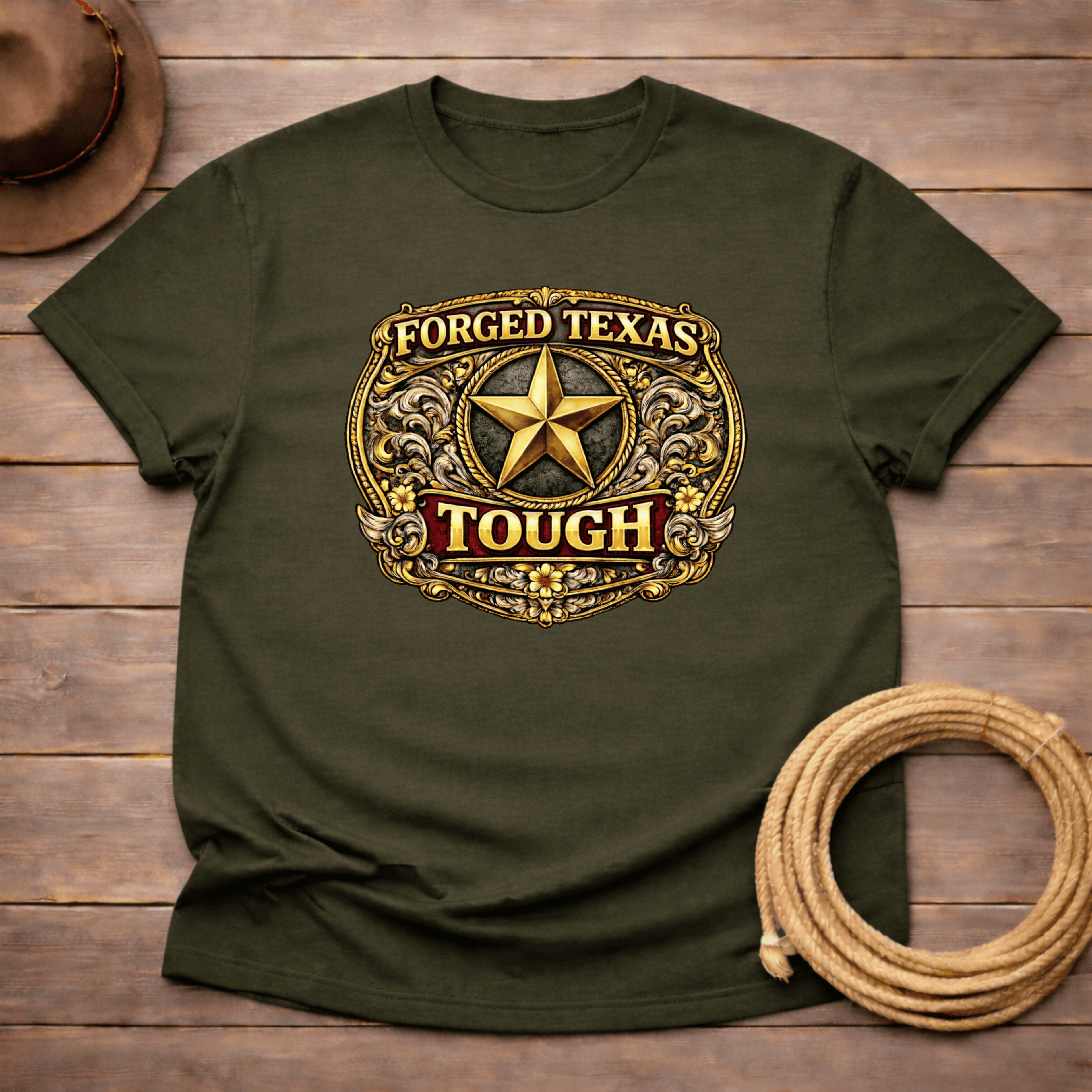 Forged Texas Tough Buckle T-shirt