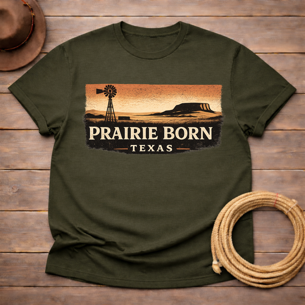 Texas Prairie Born T-shirt