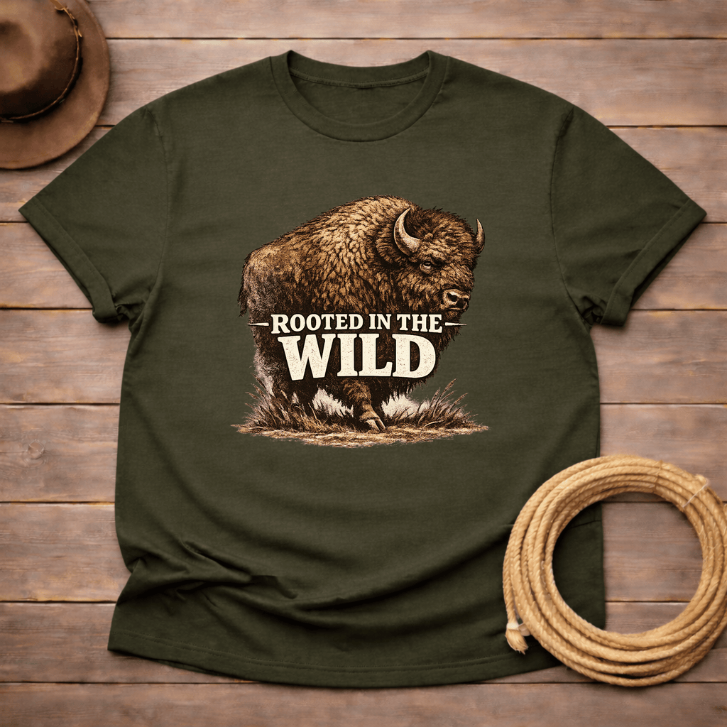 Rooted in the Wild Buffalo T-shirt