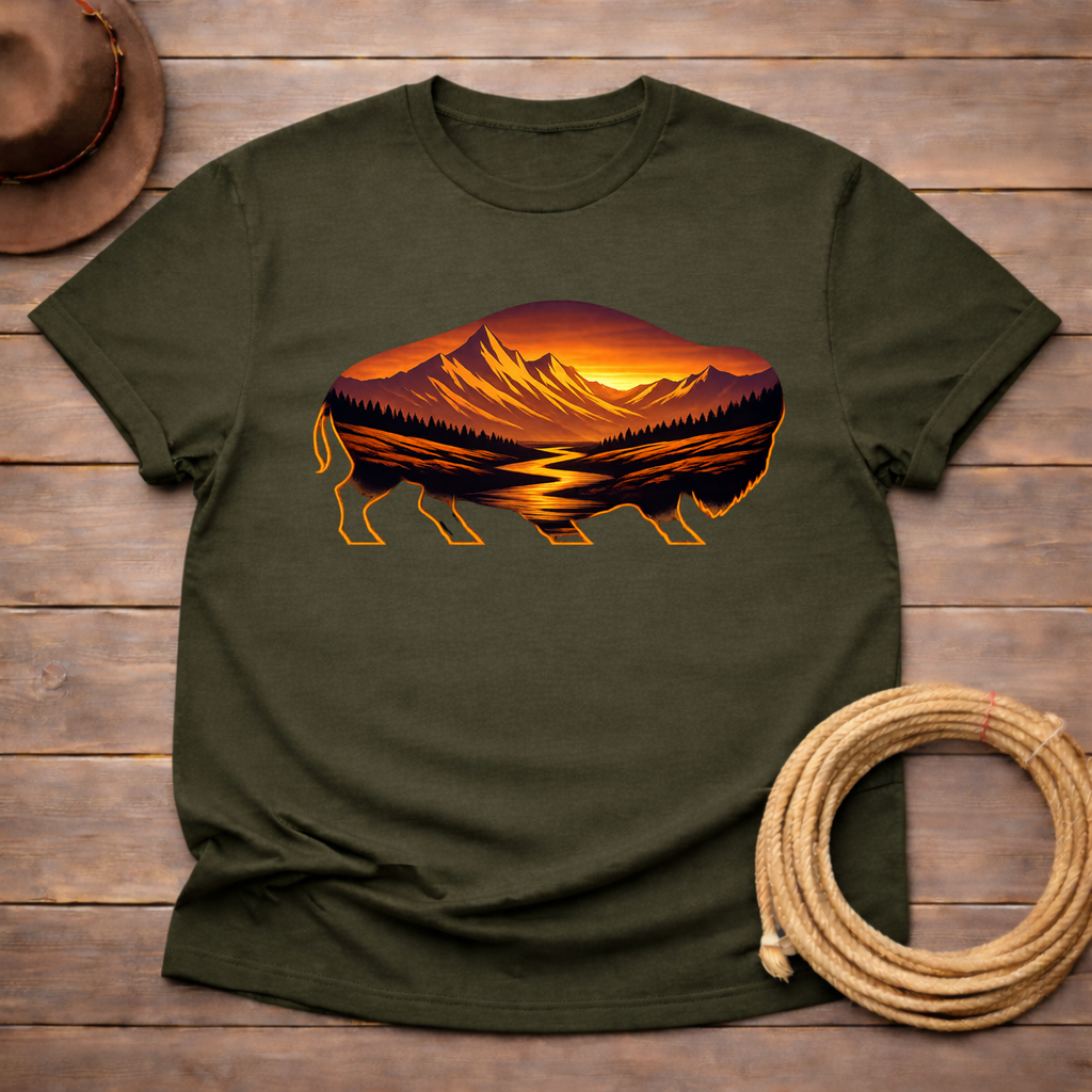 Buffalo Sunset T-shirt