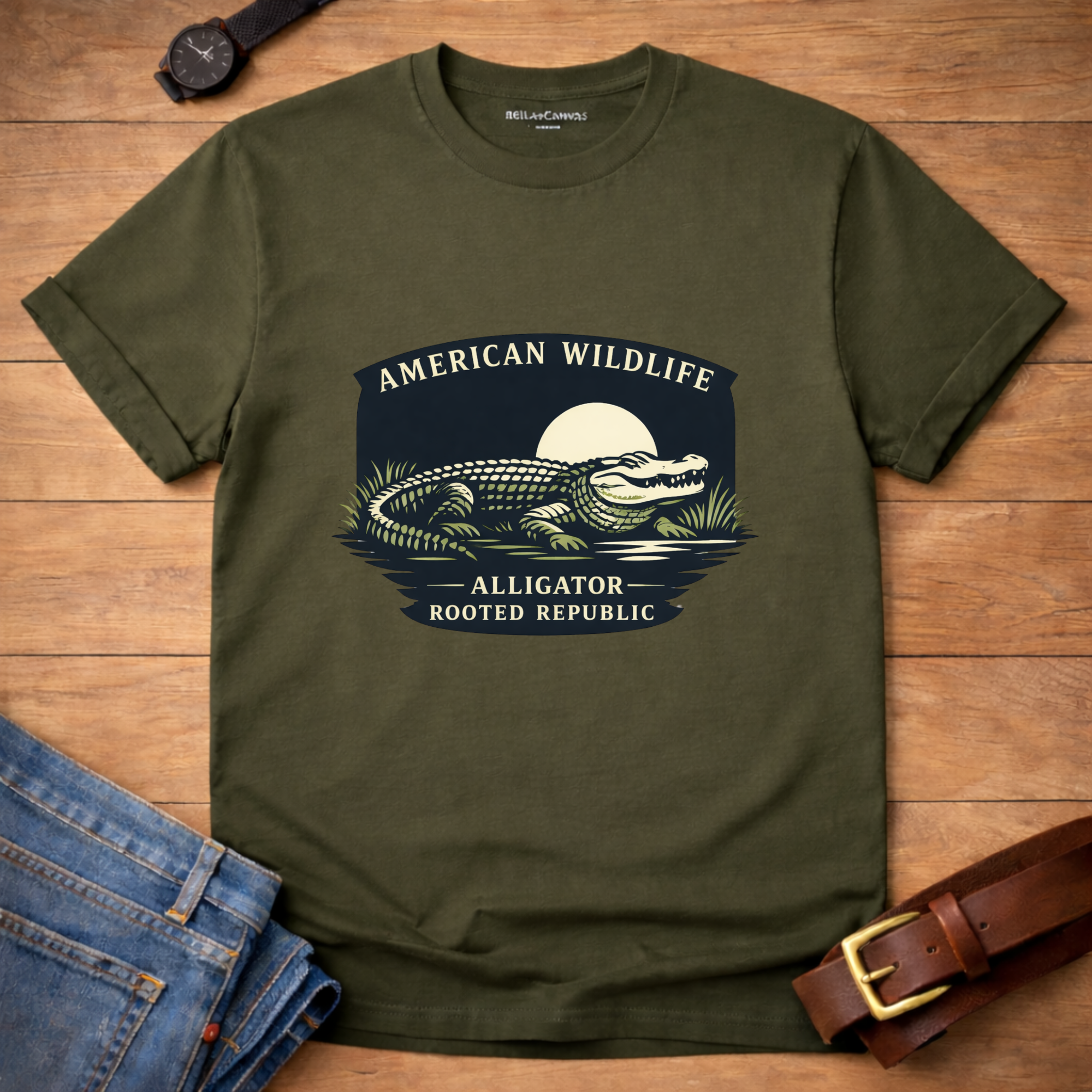 American Wildlife Alligator T-shirt