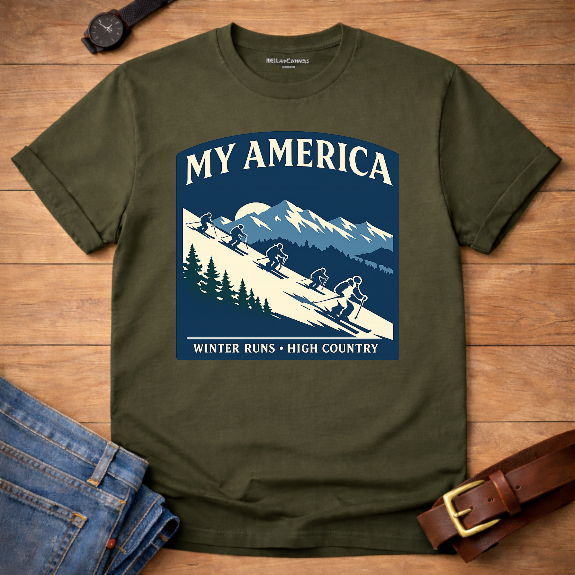 My America Ski T-shirt