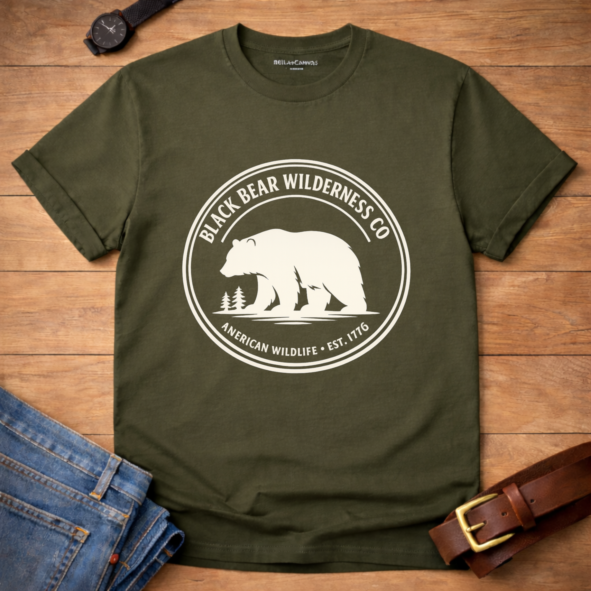 Black Bear Wilderness Co Badge T-shirt