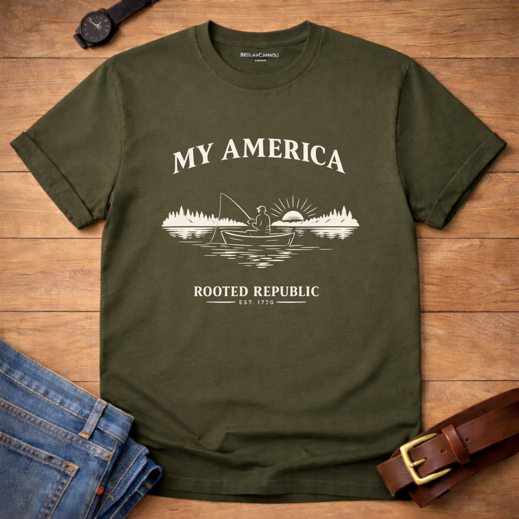 My America Fishing T-shirt
