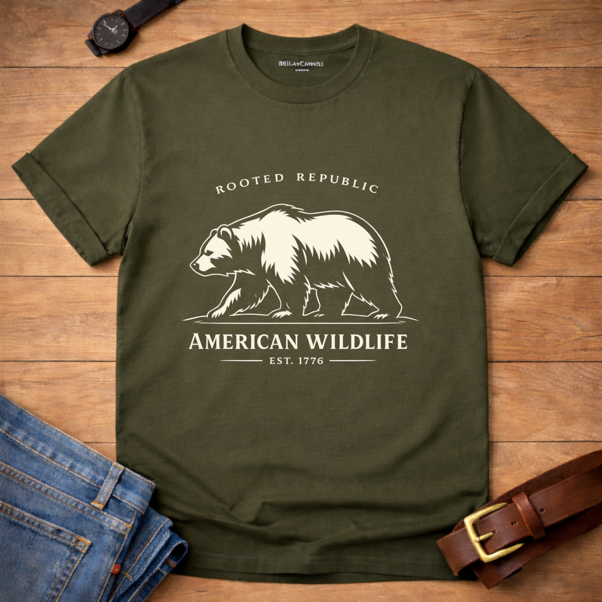American Wildlife Grizzly T-shirt