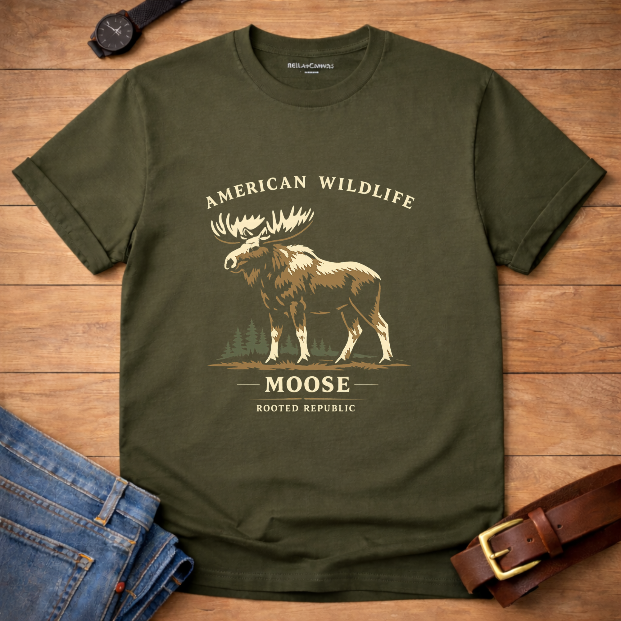 American Wildlife Moose T-shirt