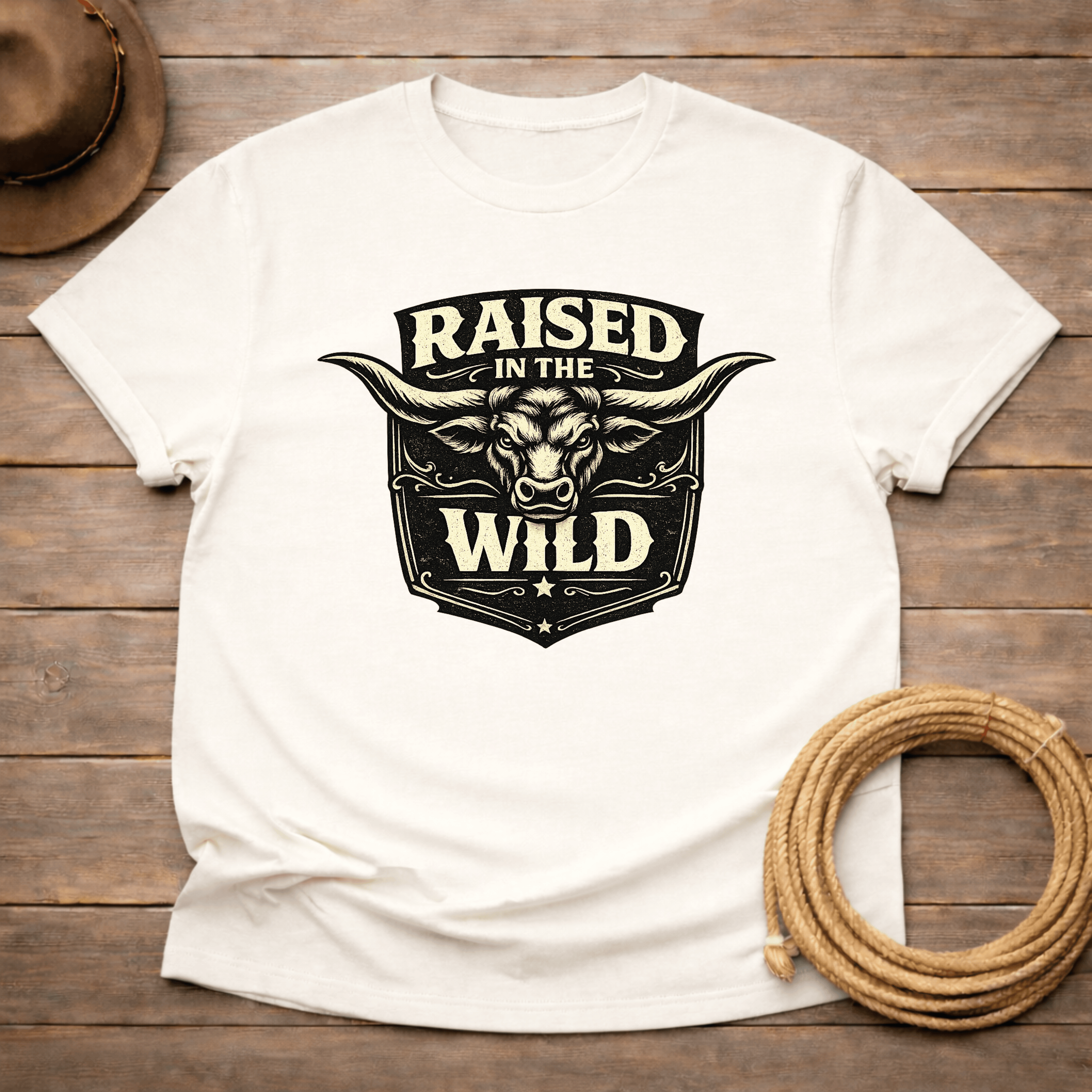 Raised in the Wild Longhorn T-shirt