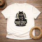 Roam Free Stay Wild Wolf T-shirt