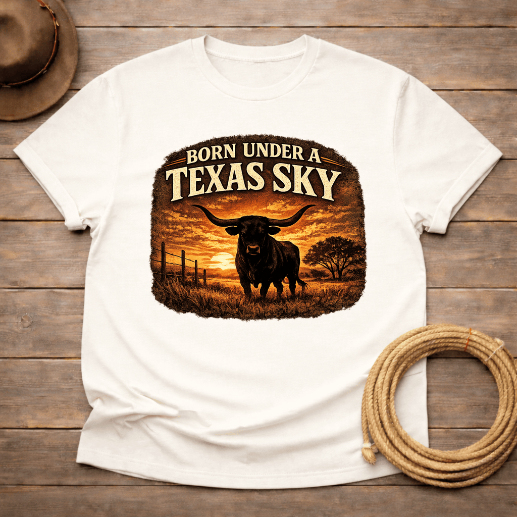 Born under a Texas Sky T-shirt