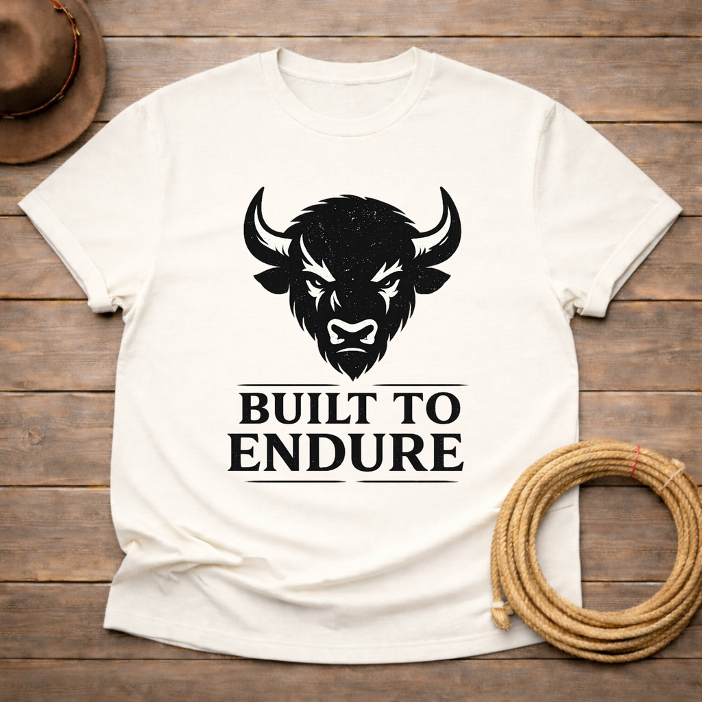 Built to Endure Buffalo Head T-shirt