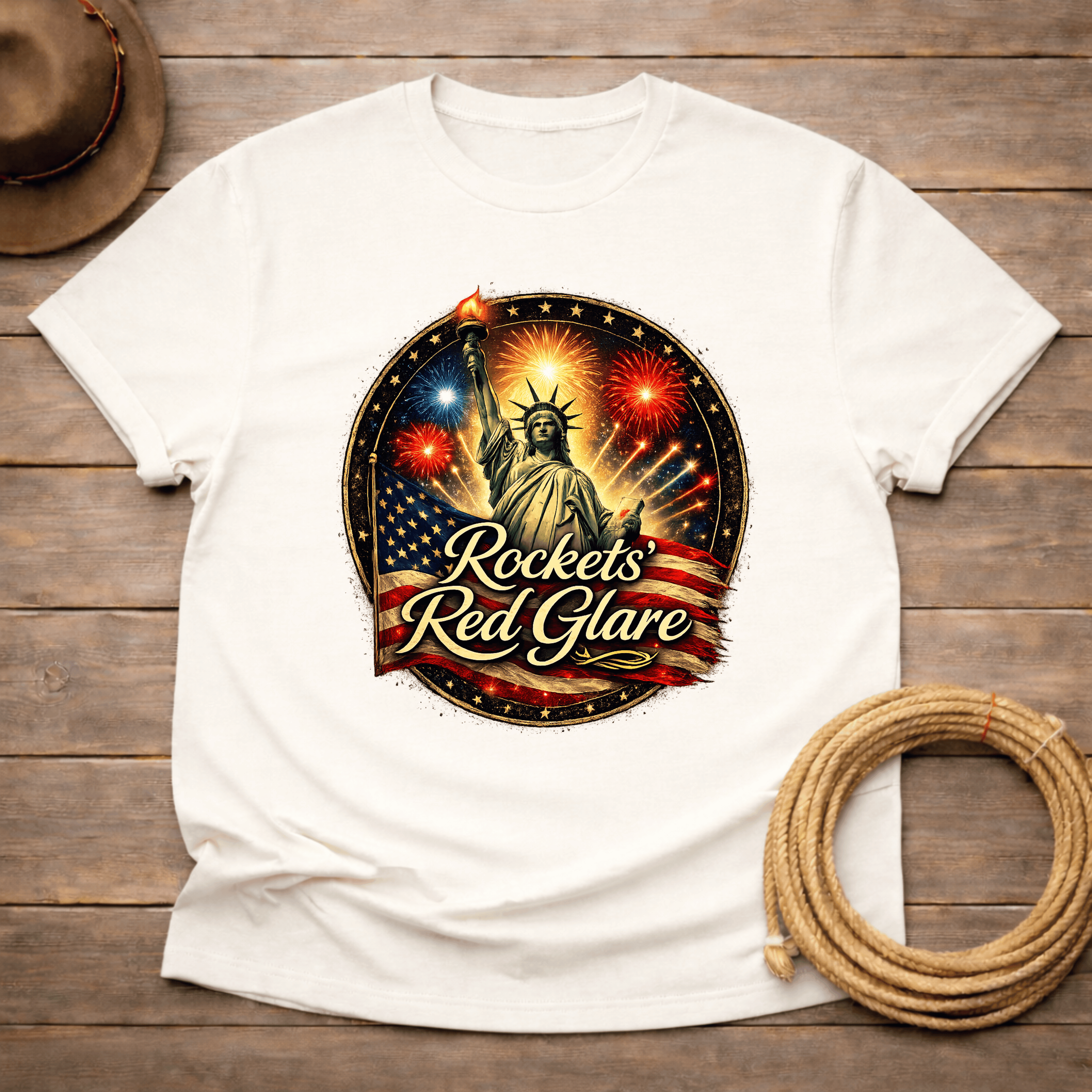 Rockets Red Glare Fireworks T-shirt
