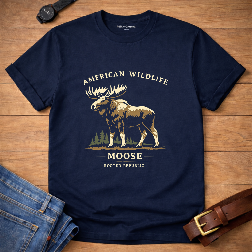 American Wildlife Moose T-shirt