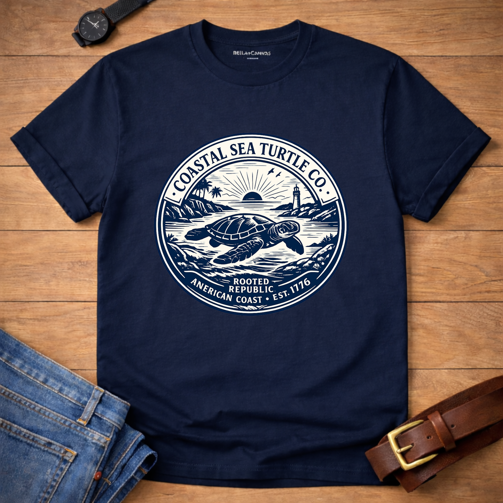 Sea Turtle Badge T-shirt