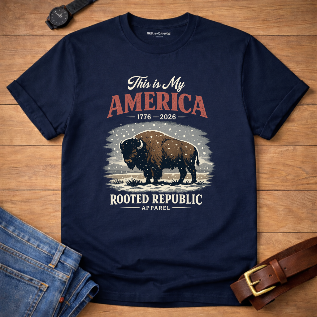 My America Buffalo T-shirt