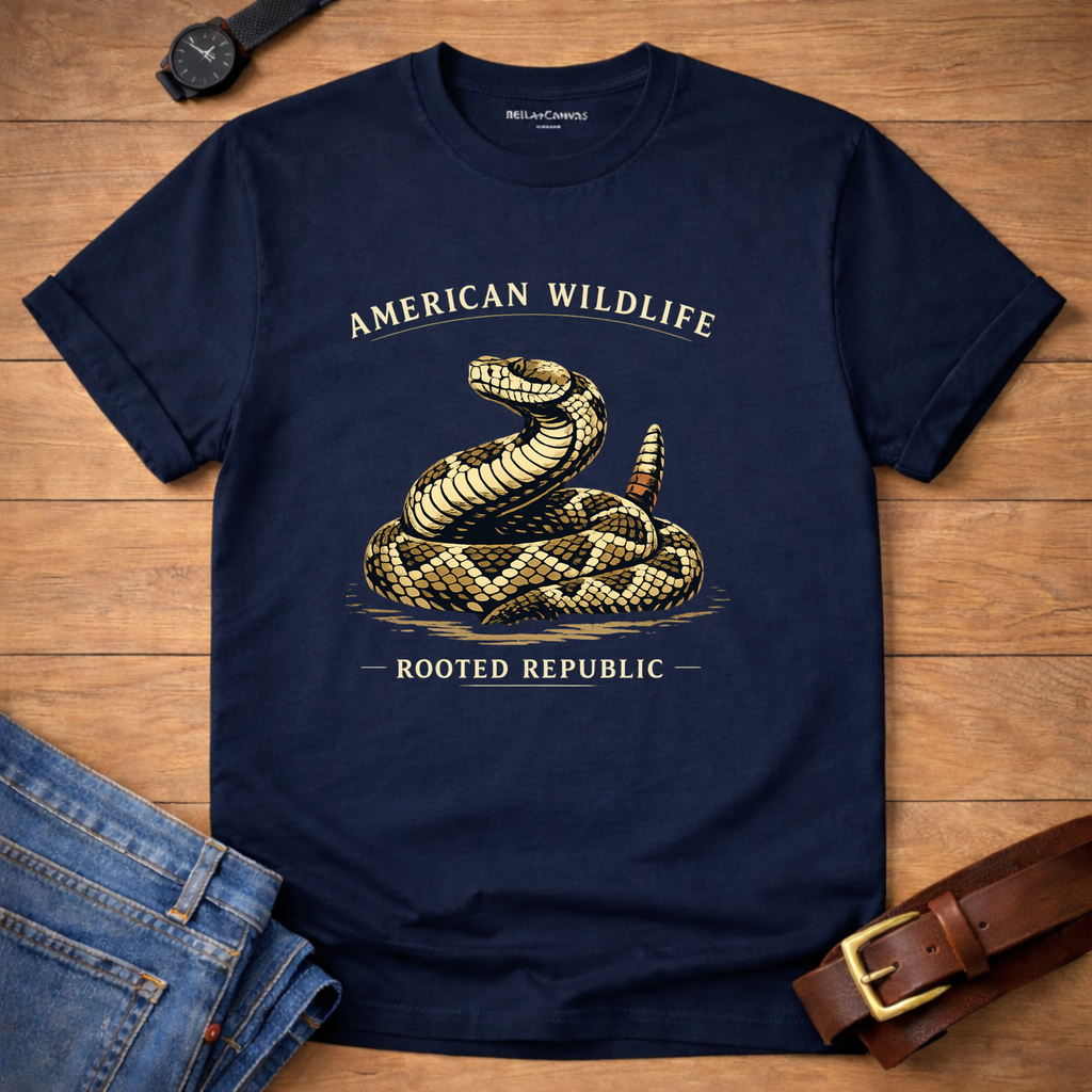 American Wildlife Rattlesnake T-shirt