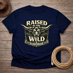 Raised Wild Texas Longhorn Badge T-shirt