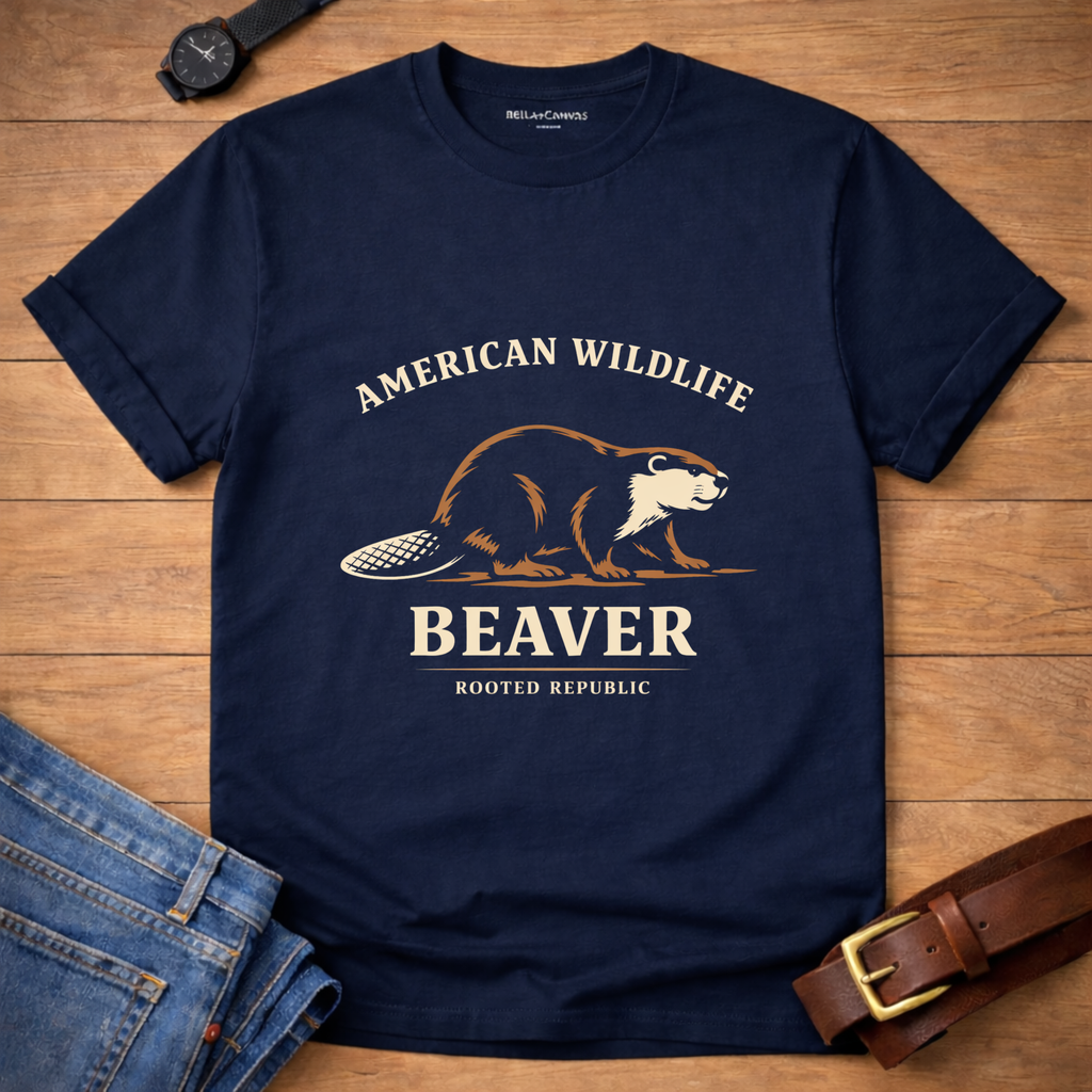 American Wildlife Beaver T-shirt