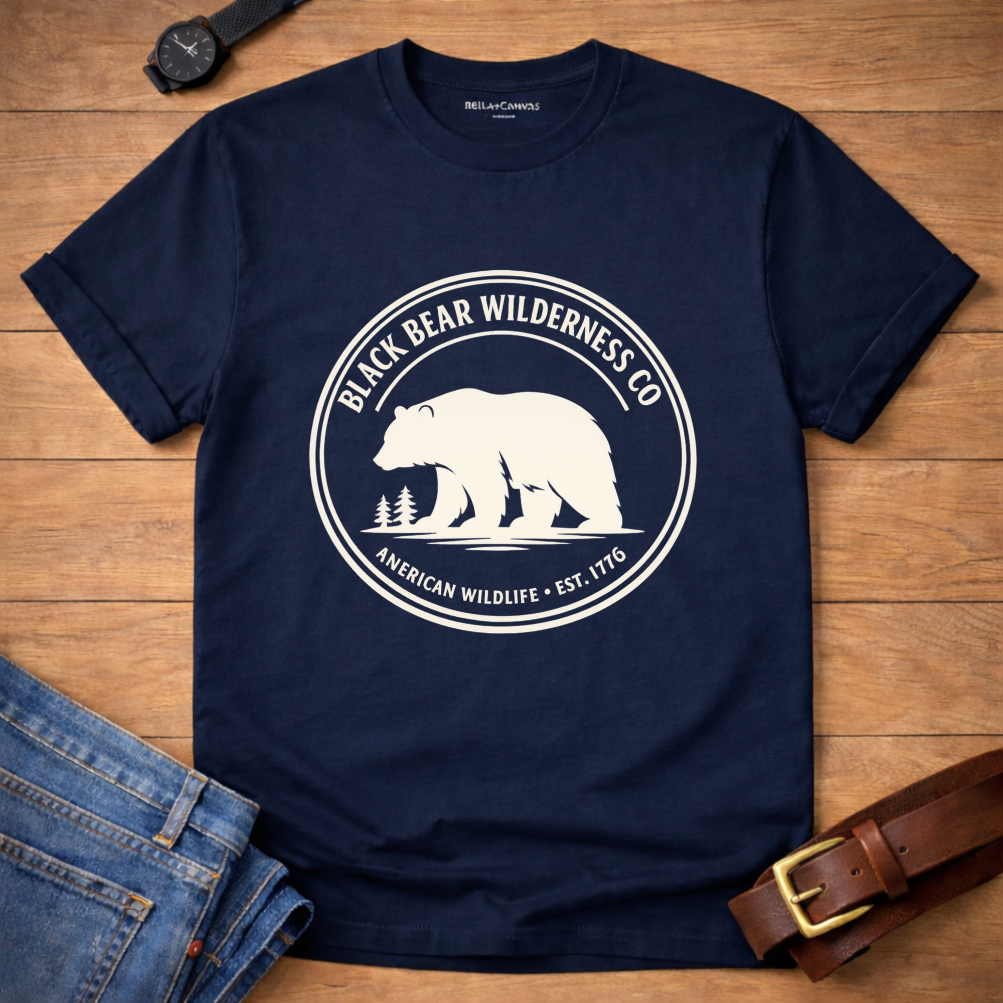Black Bear Wilderness Co Badge T-shirt
