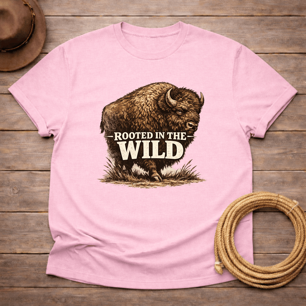 Rooted in the Wild Buffalo T-shirt