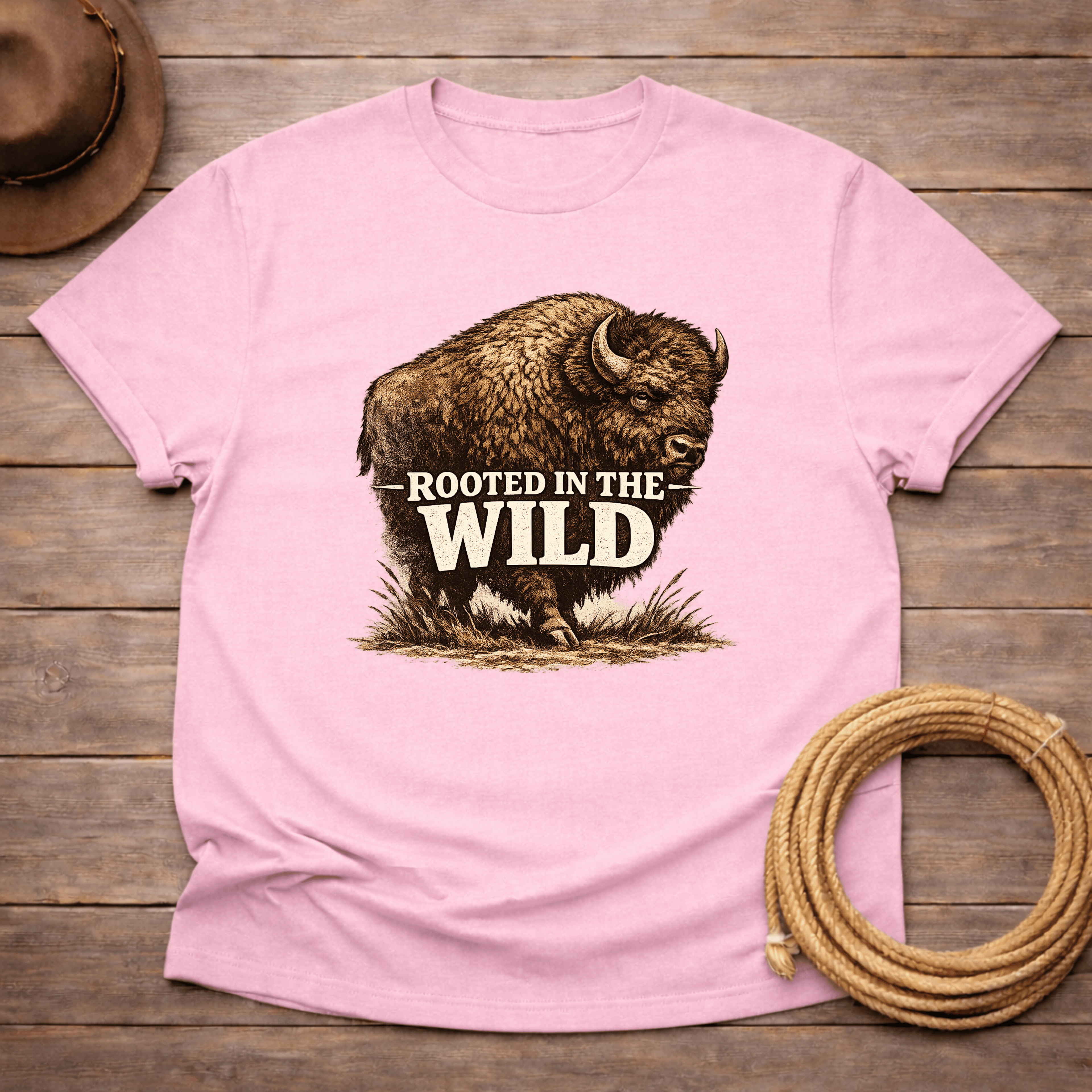 Rooted in the Wild Buffalo T-shirt