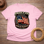 America 250 Home of the Brave Flag T-shirt