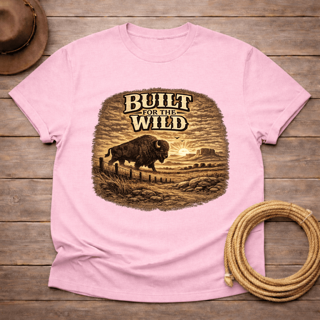 Built for the Wild Buffalo Prairie T-shirt