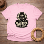 Roam Free Stay Wild Wolf T-shirt