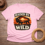 Raised by the Wild Buffalo Sunset T-shirt