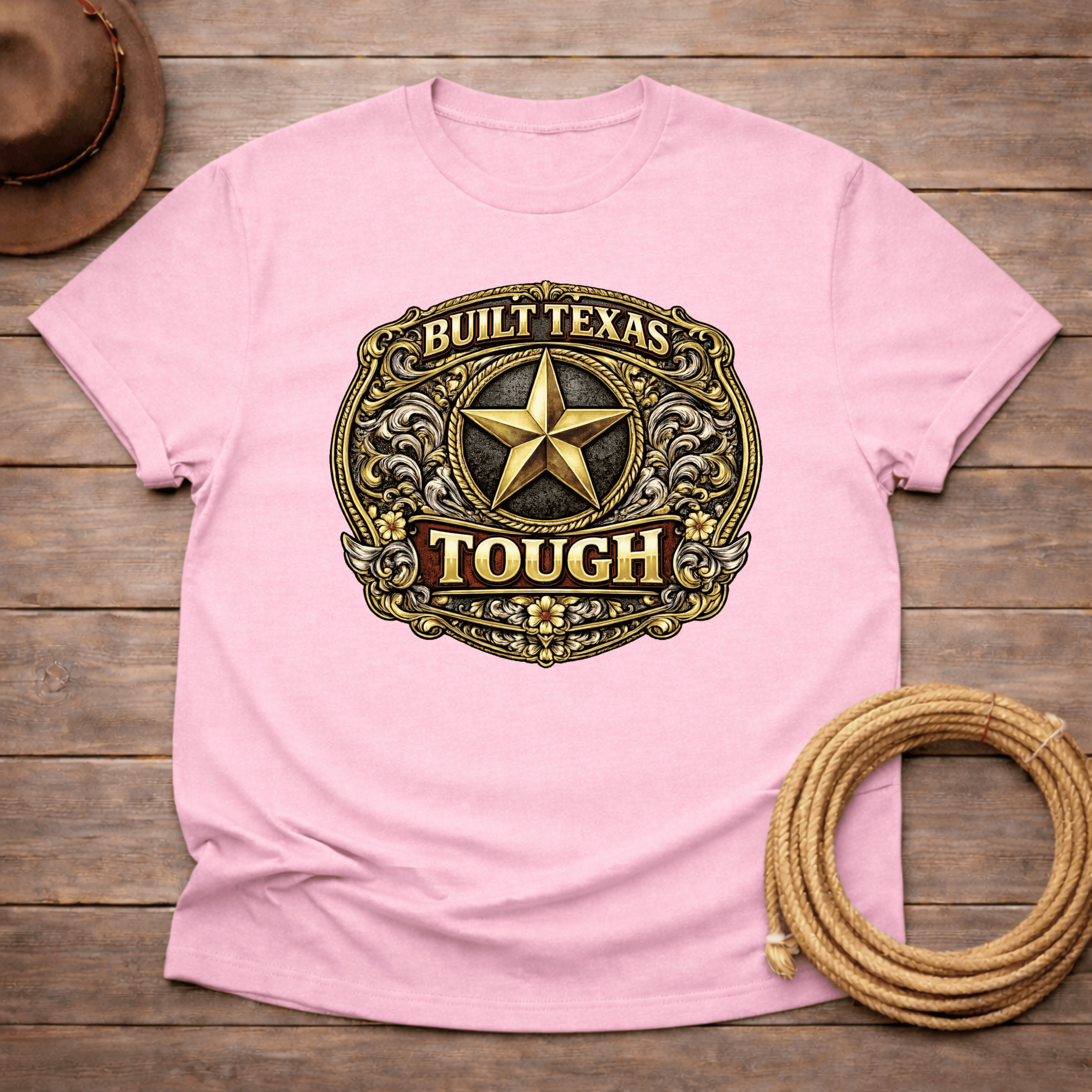 Built Texas Tough Buckle T-shirt
