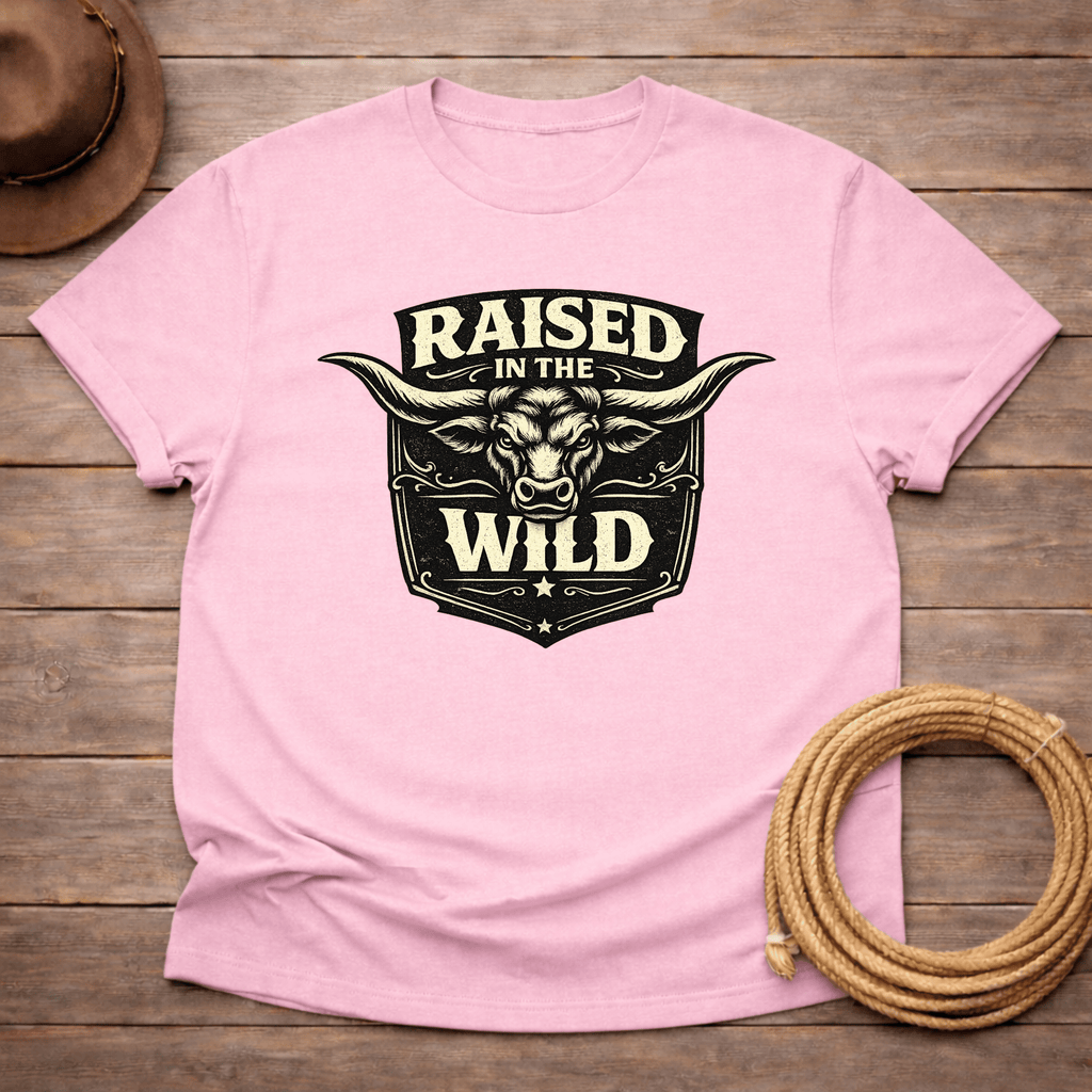 Raised in the Wild Longhorn T-shirt