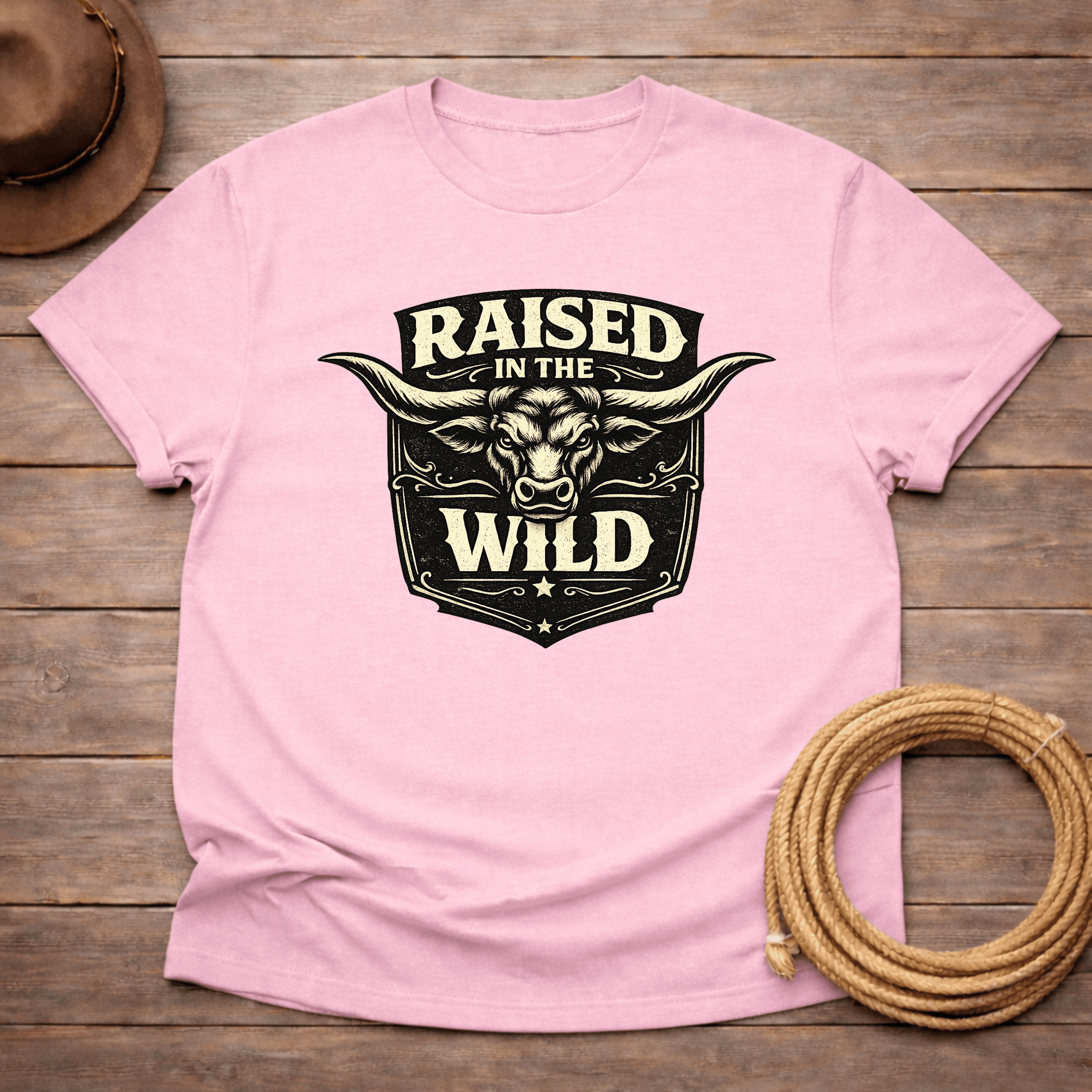 Raised in the Wild Longhorn T-shirt