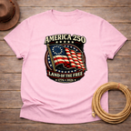 American 250 Land of the Free Flag T-shirt