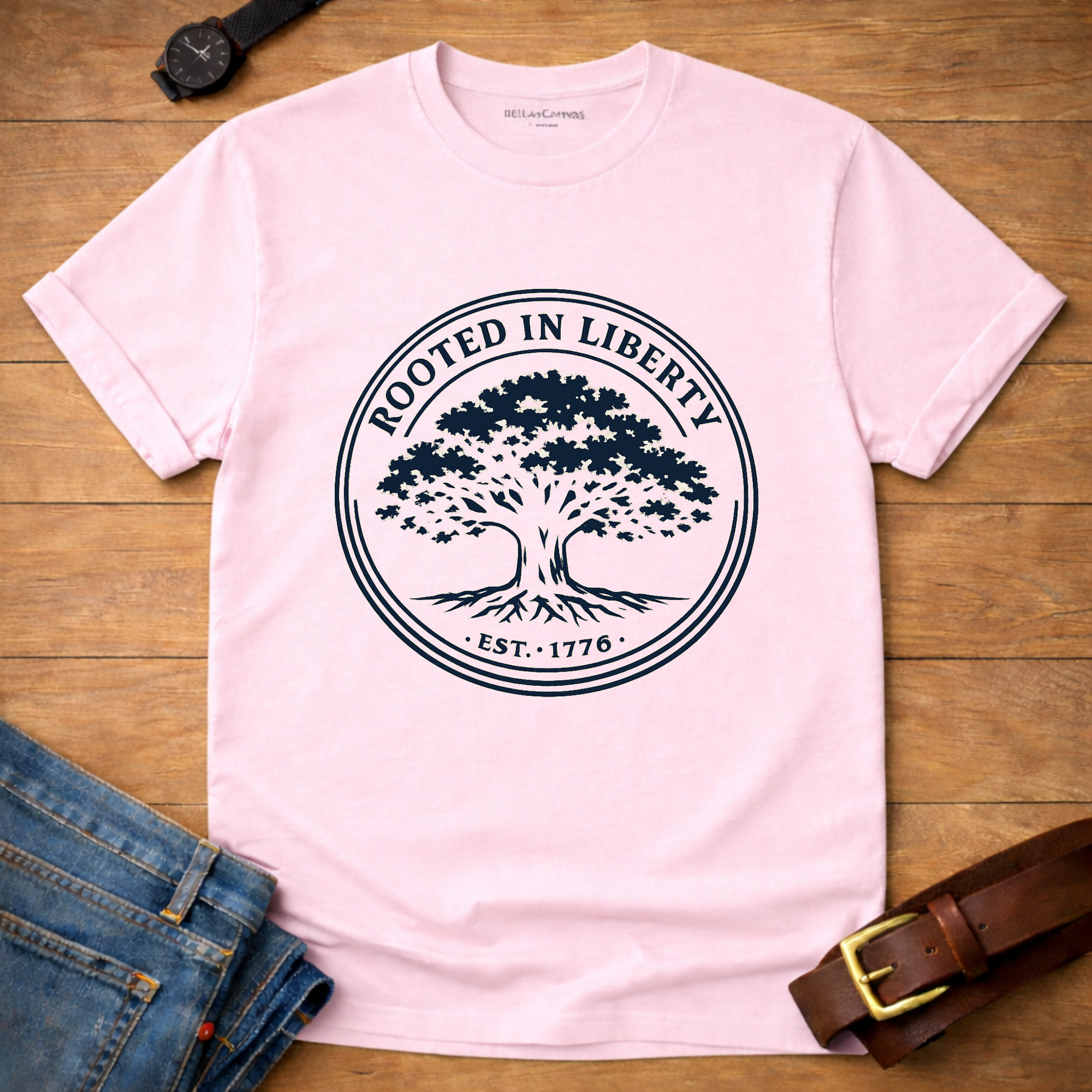 Rooted in Liberty Badge T-shirt