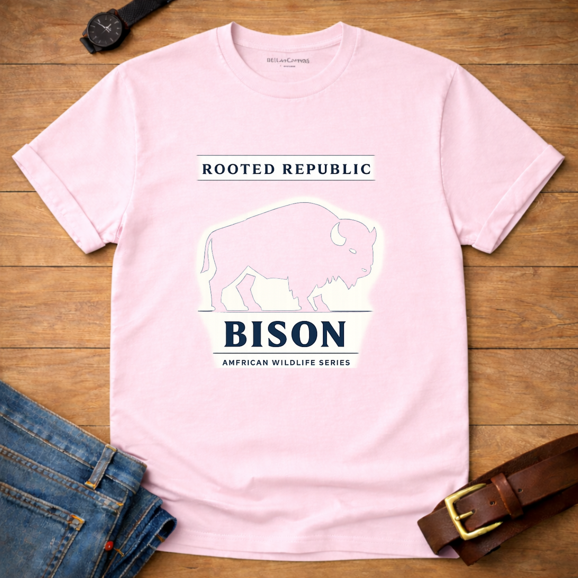 American Wildlife Bison T-shirt