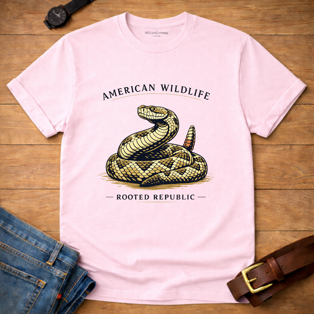 American Wildlife Rattlesnake T-shirt