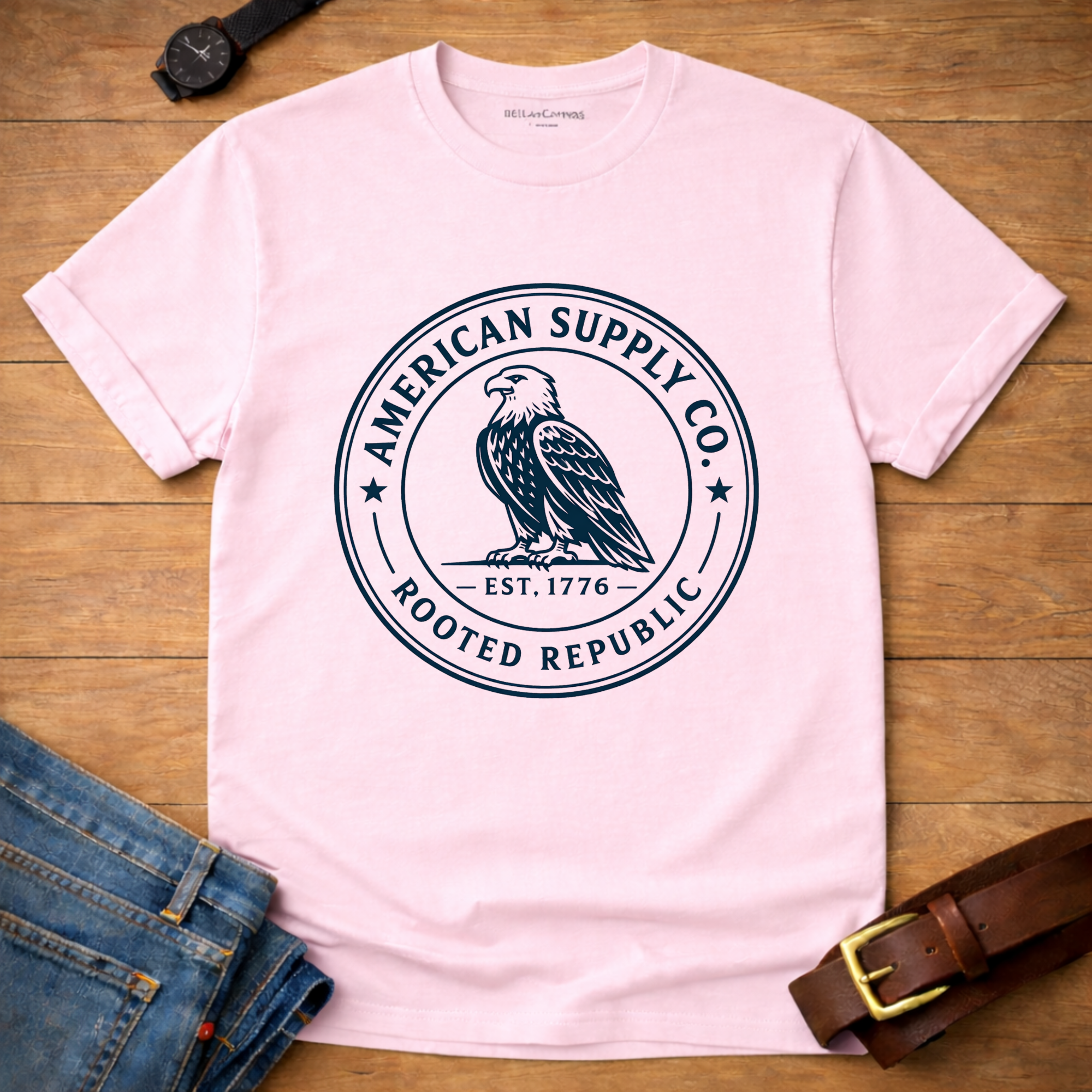 American Supply Badge T-shirt
