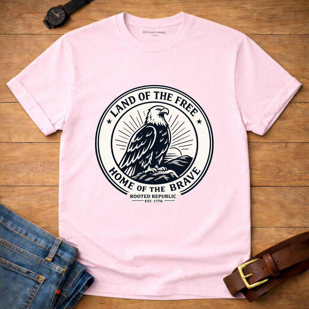 Land of the Free Badge T-shirt