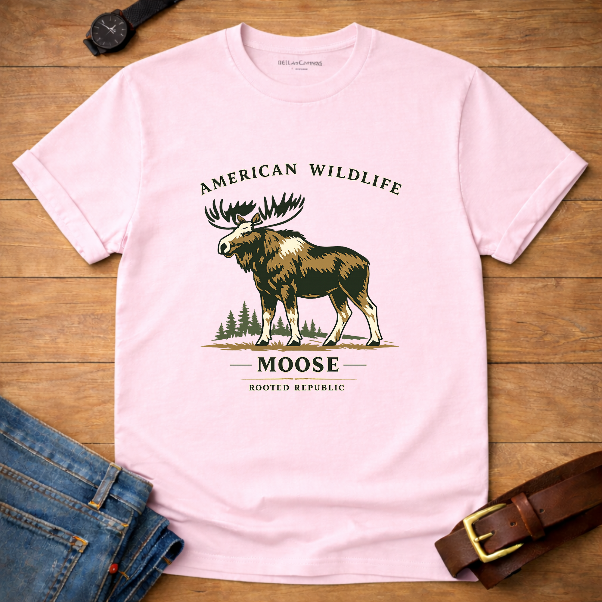 American Wildlife Moose T-shirt