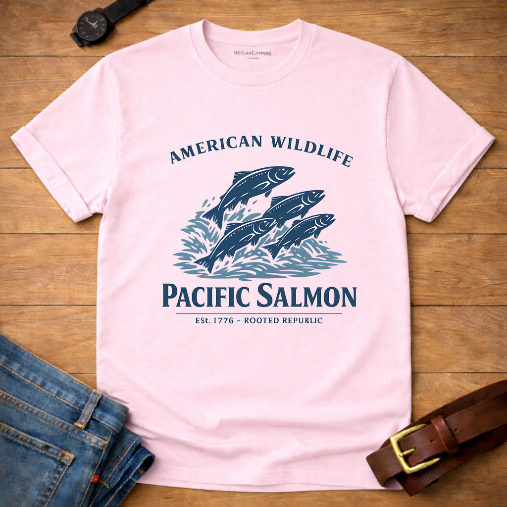 Wildlife Salmon T-shirt