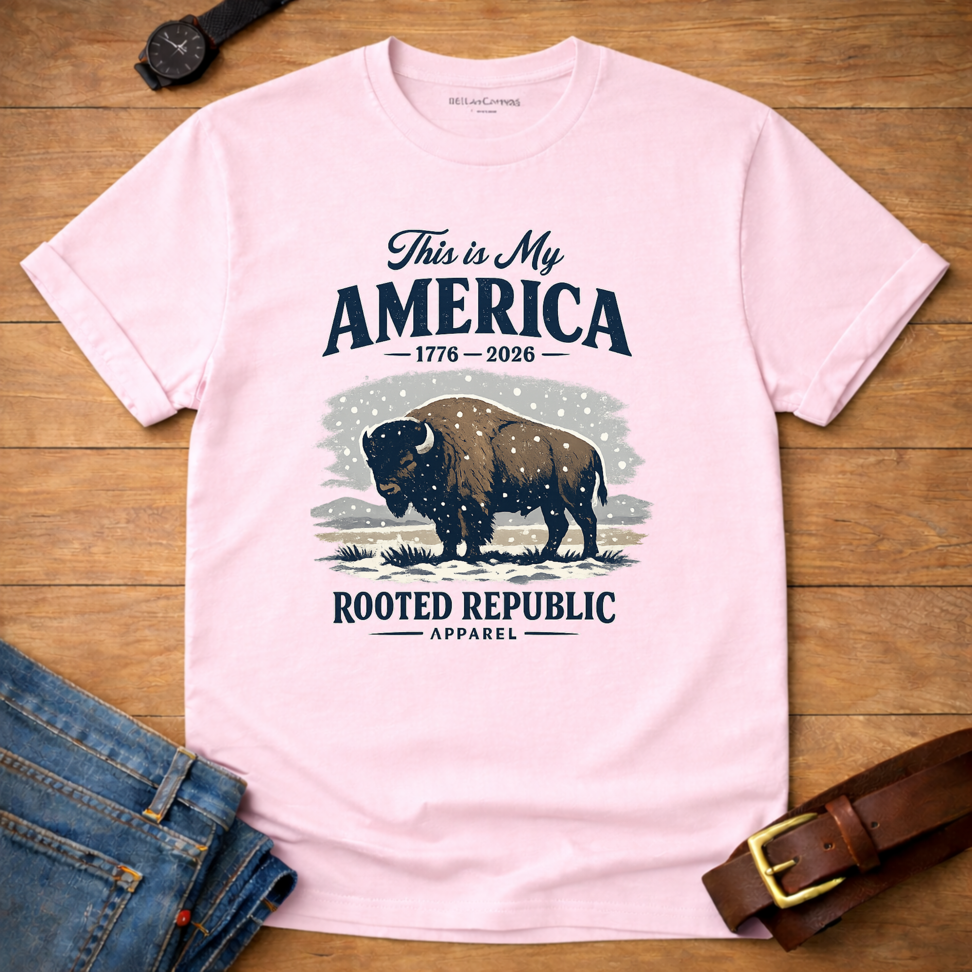 My America Buffalo T-shirt