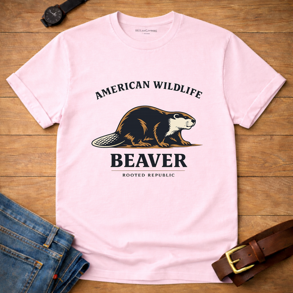 American Wildlife Beaver T-shirt
